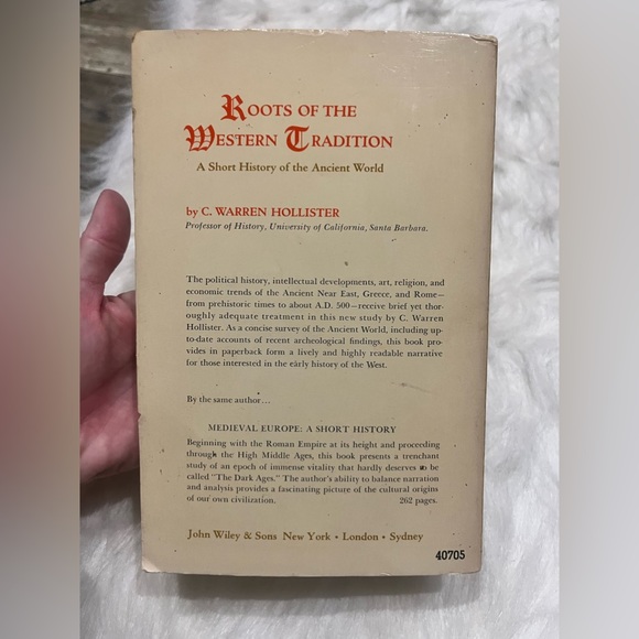 VTG 1966 a short History of the Ancient World softcover book c Warren Hollister - Picture 11 of 11